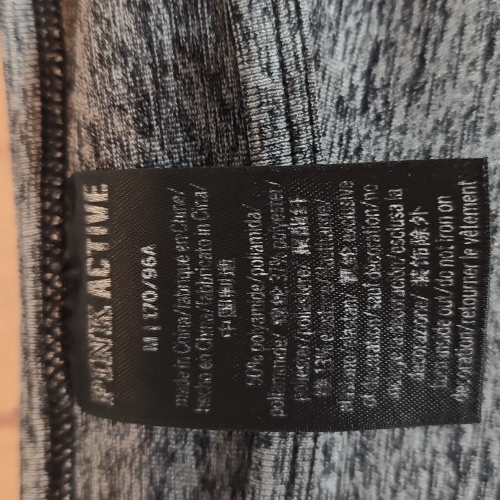 PINK Gray Women's Long Sleeve Active Top Size M - Picture 8 of 8
